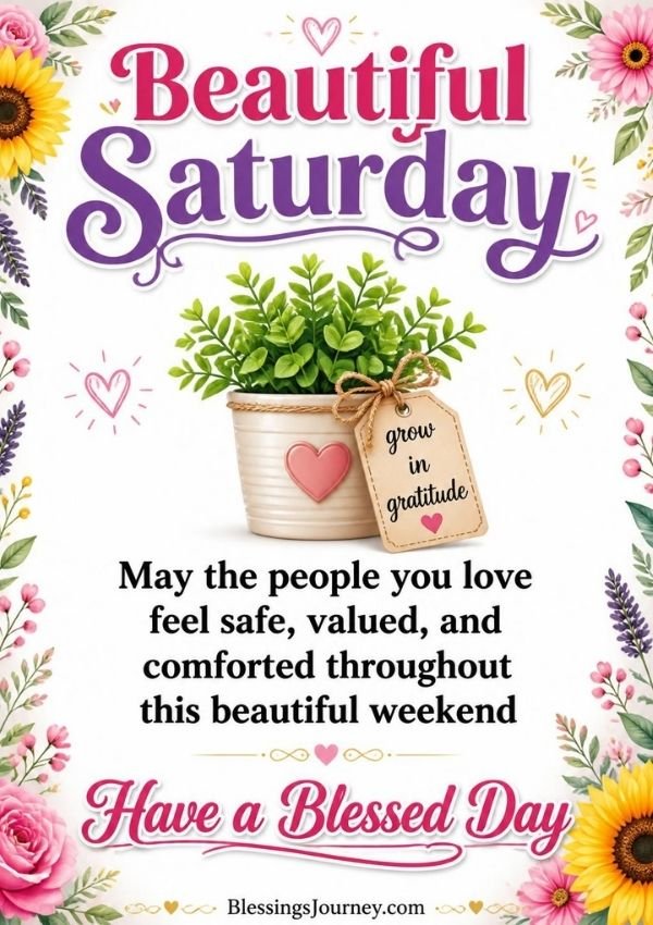 Beautiful Saturday Blessings