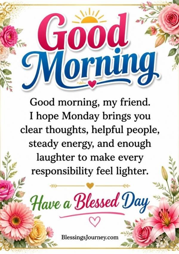 Monday Morning Messages