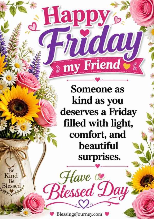 Friday Blessings for Friends