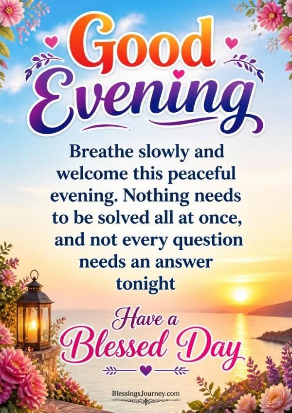 Good Evening Blessings