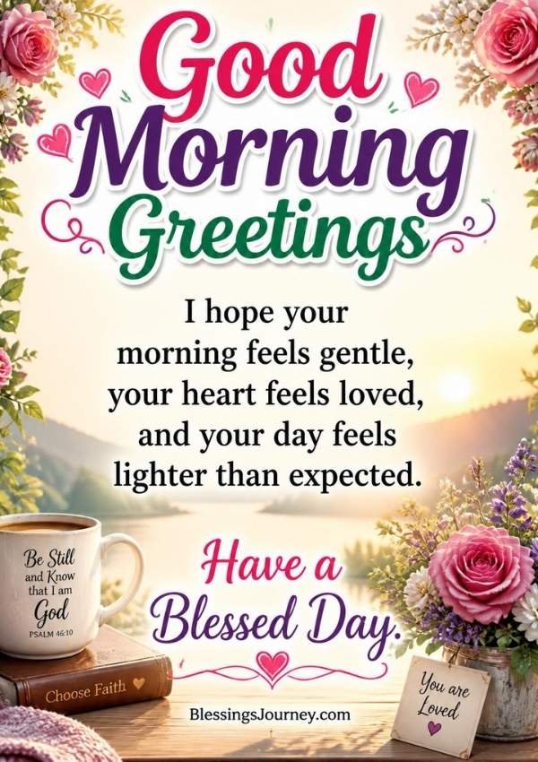 Good Morning Greetings and Blessings