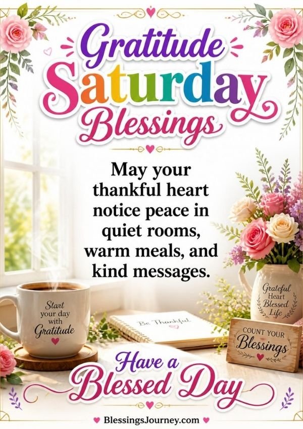 Gratitude Saturday Blessings