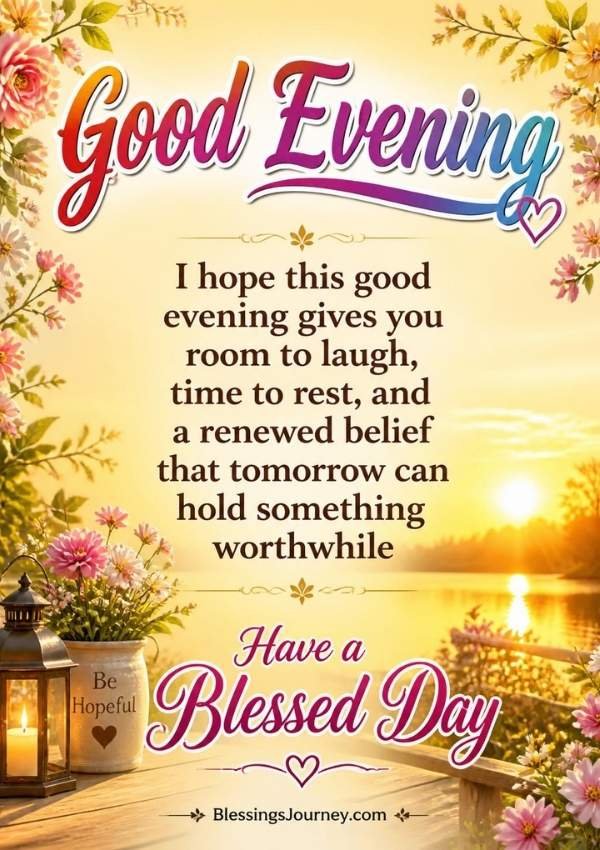 Good Evening Blessings