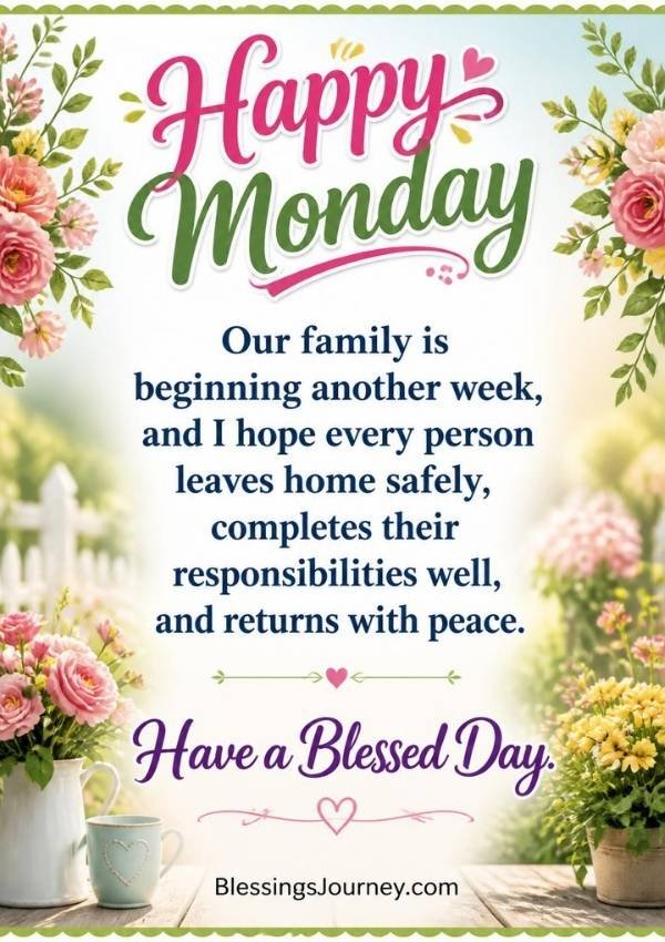 Monday Blessings