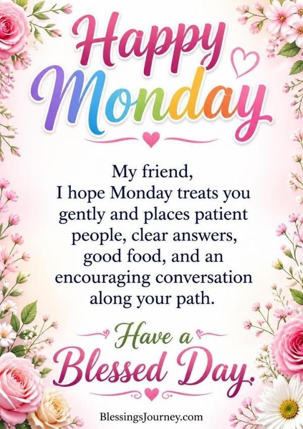 Monday Blessings