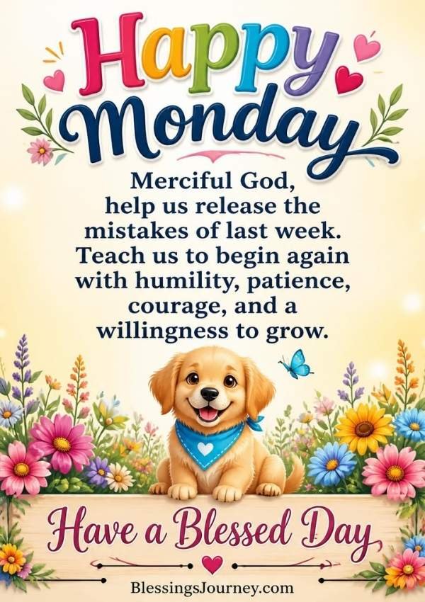 Monday Morning Blessings and Prayers