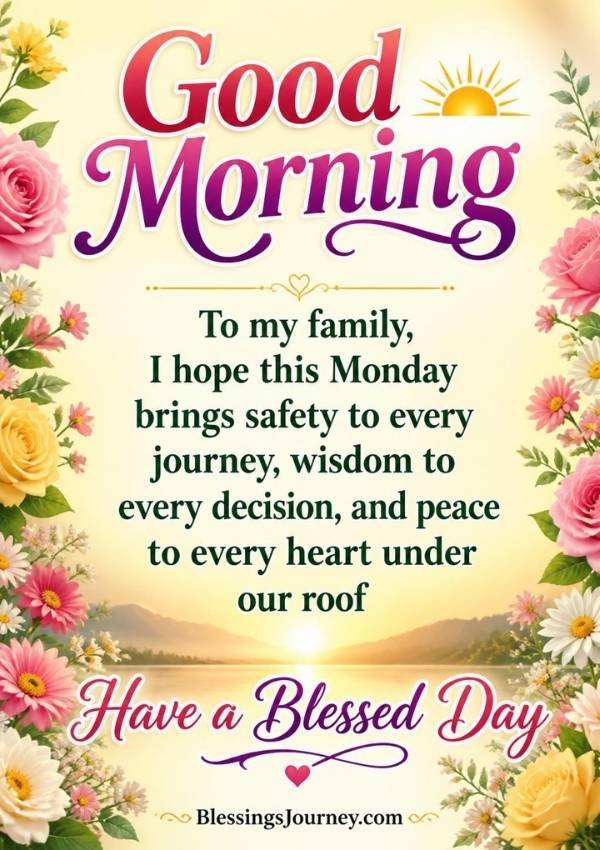 Monday Morning Blessings