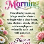 Good Morning Monday Blessings