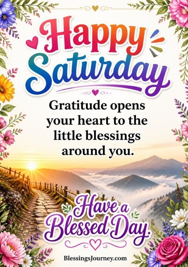 Saturday Blessings Quotes