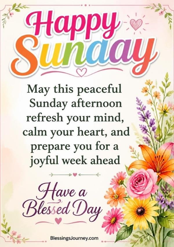 Sunday Night Blessings