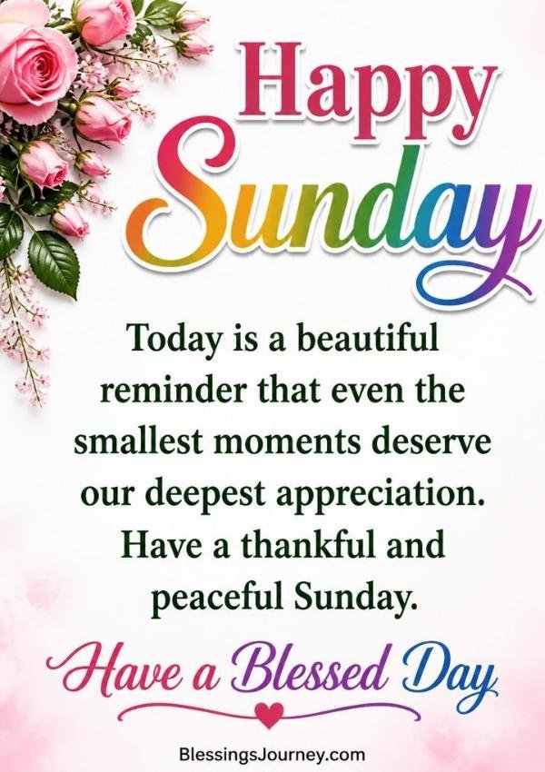 Thankful Sunday Blessings