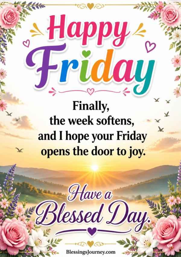 Weekend Friday Blessings