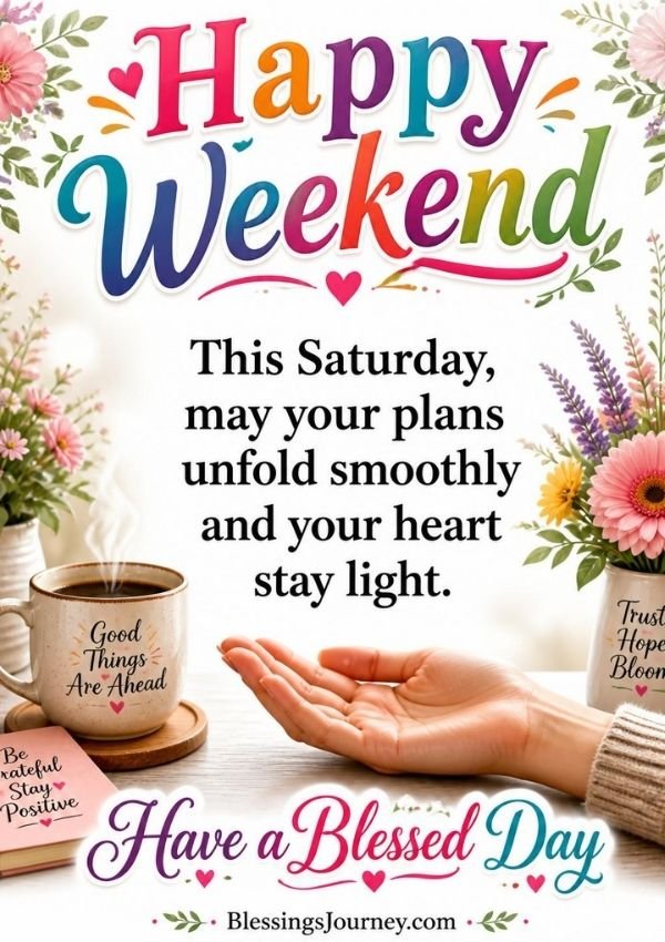 Weekend Saturday Wishes and Blessings
