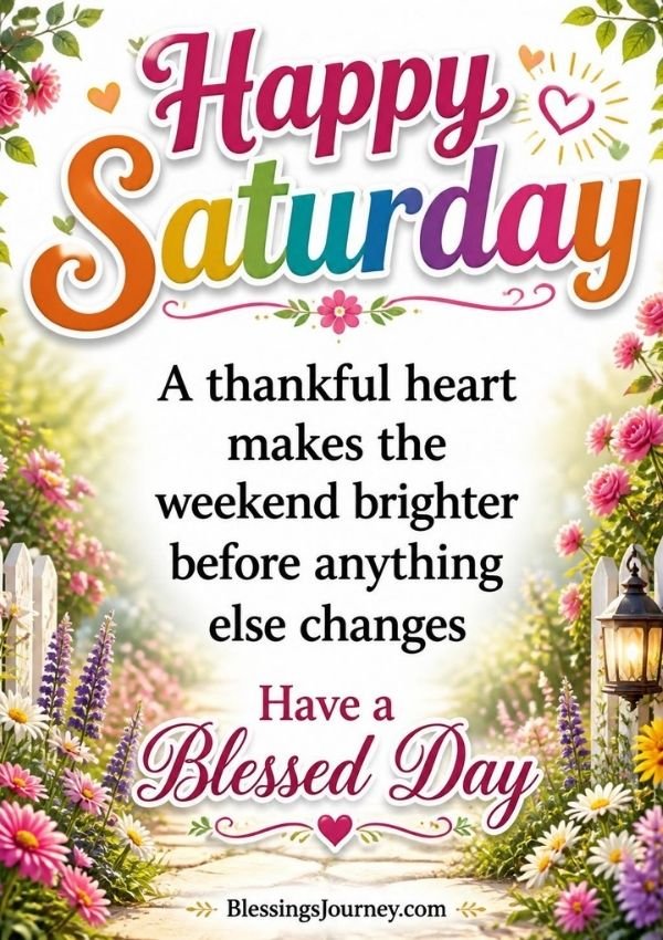 saturday blessings