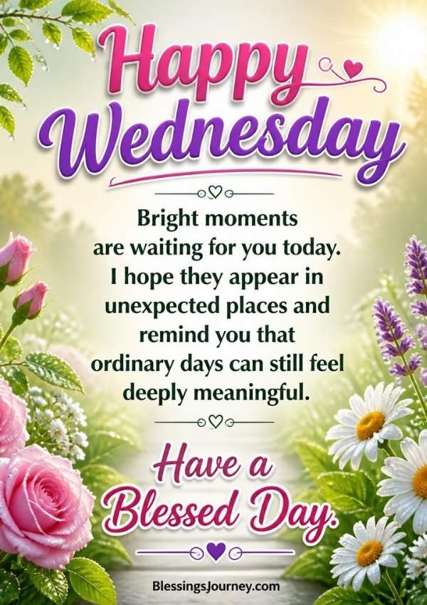 Cute Wednesday Blessings