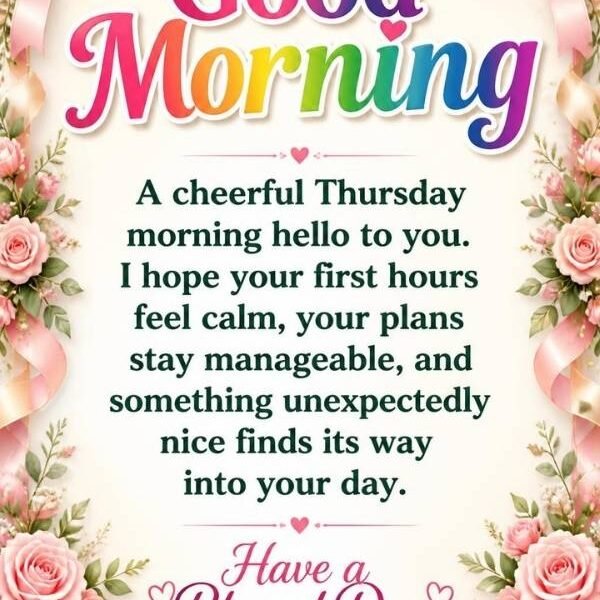 thursday morning blessings