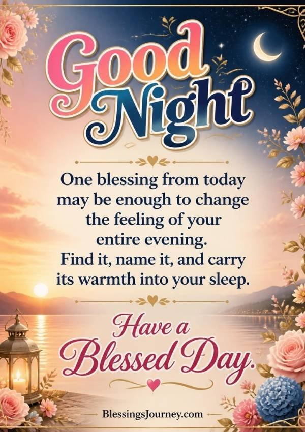 Good Night Wishes and Blessings