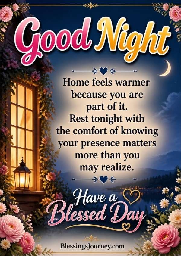 Spiritual Thankful Good Night Blessings