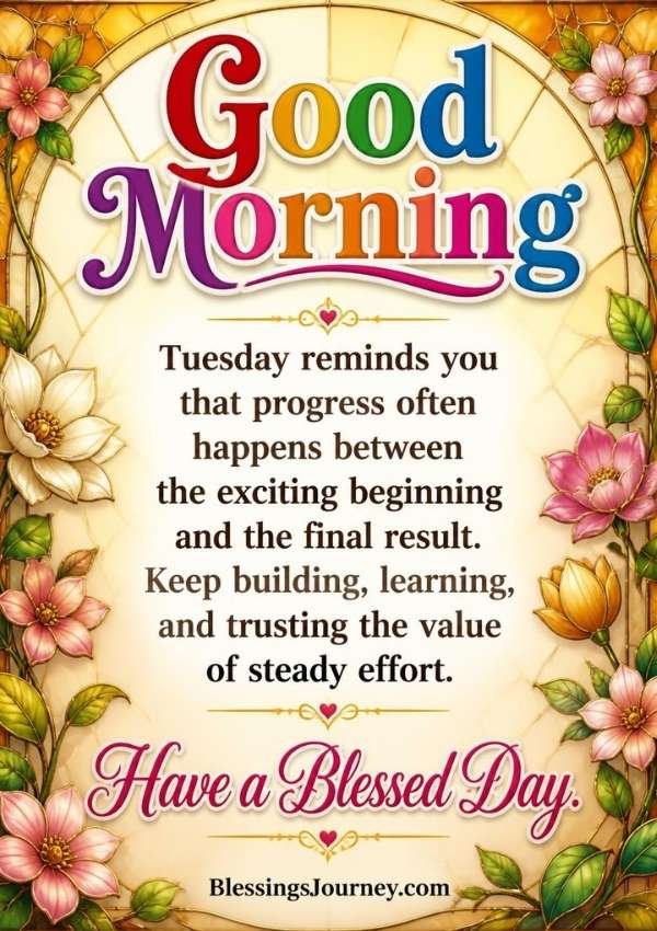 Good Morning Tuesday Blessings