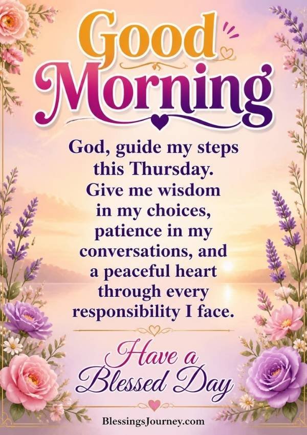 Thursday Good Morning Quotes