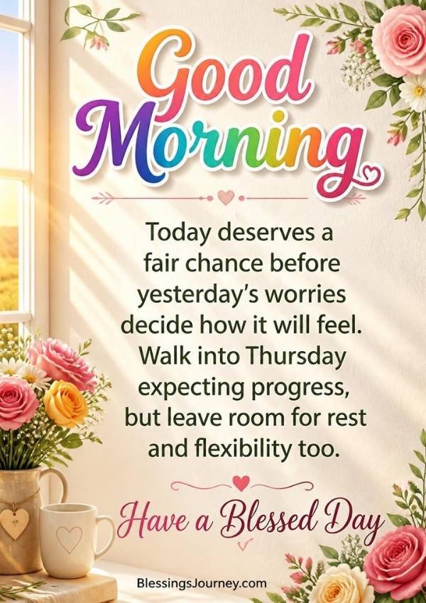 Thursday Morning Blessings and Prayers
