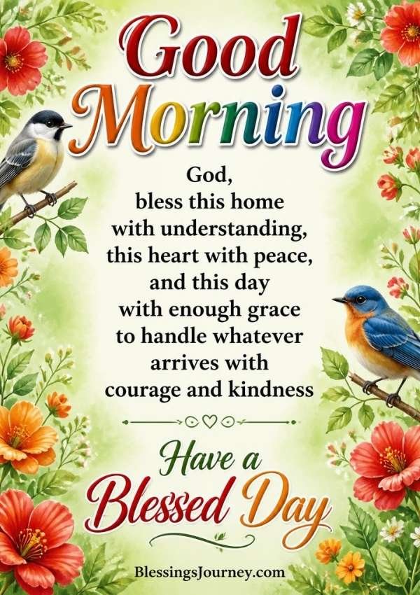 Good Morning Wednesday Blessings