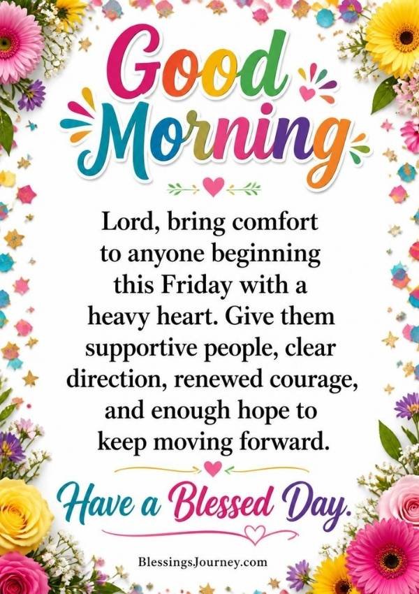 Beautiful Friday Blessings for Family