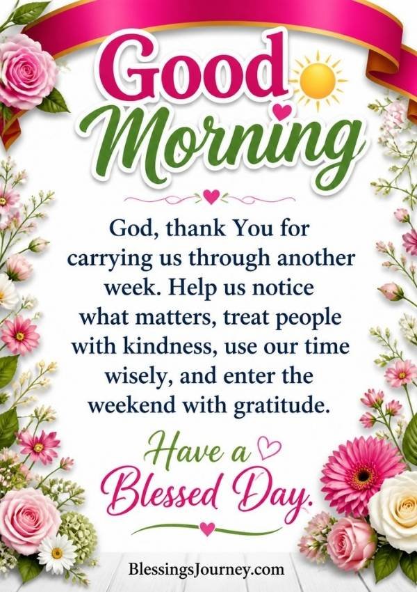 Good Morning Friday Wishes