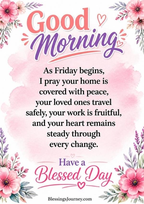 Happy Friday Good Morning Blessings